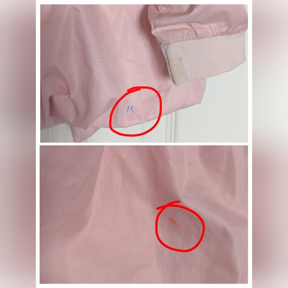 Girls' (Size 4) Pastel Pink Hooded  Zip-Front Jacket w/Balloon/Puffed Hem - Picture 11 of 16